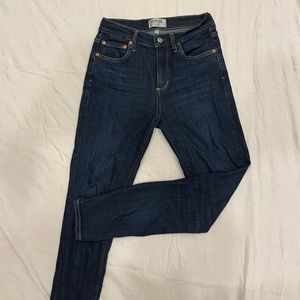 AGOLDE Sophie High Rise Skinny Crop in Reverb